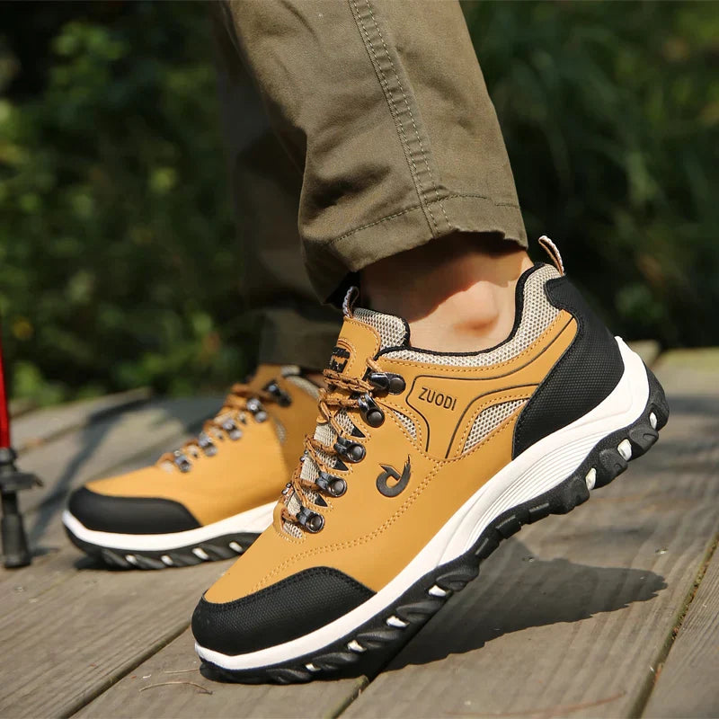 Men's EVA Hiking Shoes Waterproof Anti Slip Leather Outdoor Sports Shoes for Camping Running Jogging 2025 New
