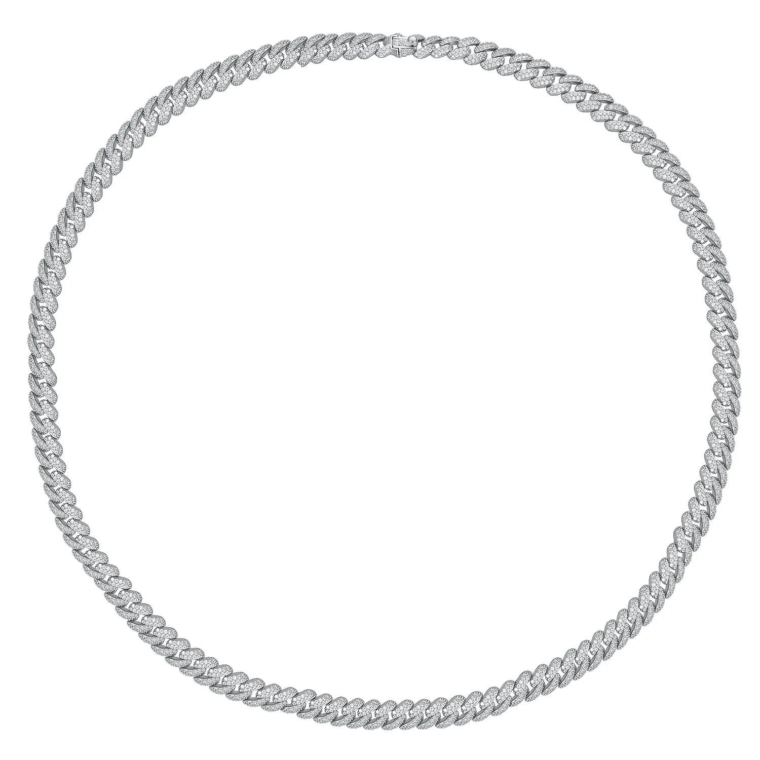 S925 Sterling Silver Plated 18K Gold Cuban Bracelet for Women Men High Carbon Zircon Diamond Bracelets Hip Hop Link Chain