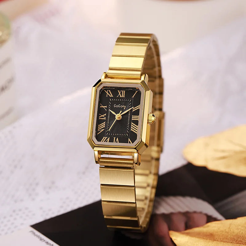 Luxury Women Quartz Watch Casual Fashion  Stainless Steel Strap Wristwatch Relojes Para Mujer Ladies Gifts