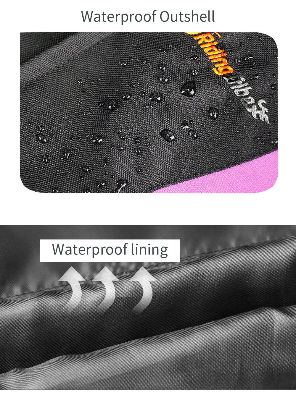 Woman Motorcycle Jacket Winter Warm Windproof Clothing Body Riding Safety Coat Built-in Protective Pads and Thermal Liner JK-64