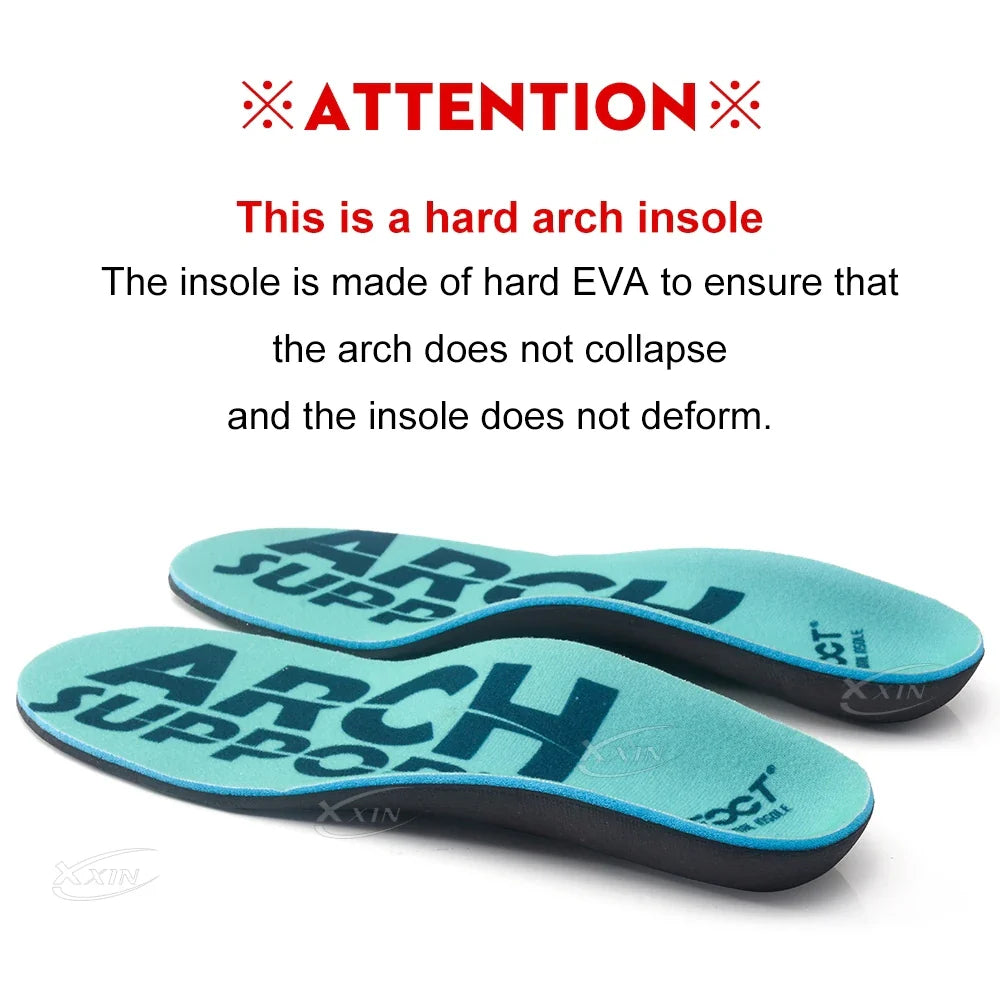 【Xxin】Arch Support Insole Orthopedic Insole Men Women Sport Shoe Insert Flat Foot Shoe Pad Size35-46