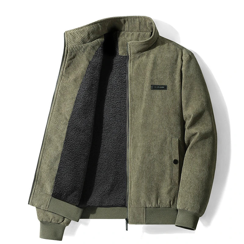 Men 2025 Winter Brand Thick Warm Fleece Jacket Men Fashion Windproof Outdoor Coat Men Autumn Outwear Classic Casual Jacket Men
