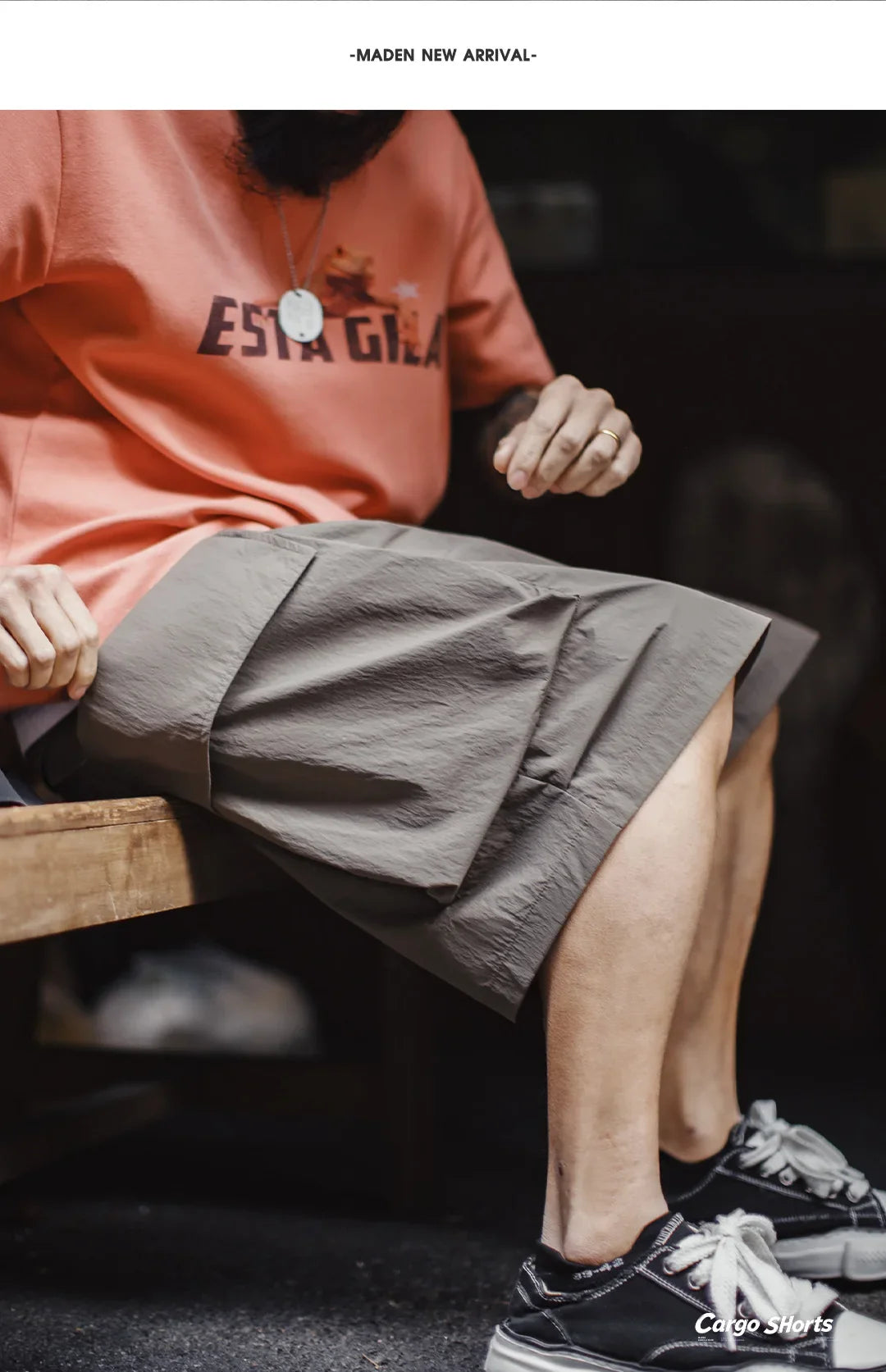2026 New American Retro Mountain Lightweight A-line Shorts Men Big Pocket Functional Straight Leg Summer Pants Cargo Pants