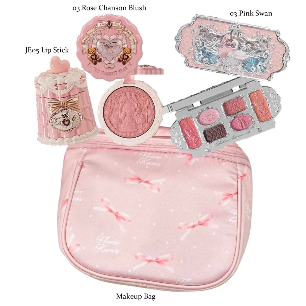 All In One Makeup Set Gift Box Garden Cushion Cream Foundation Matte Blush Long Lasting Velvet Lip Cream With Bag
