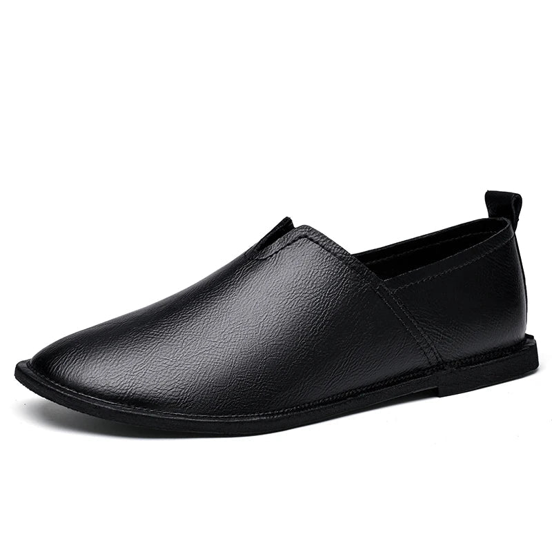 Large Men'S Soft Soled Retro Casual Loafers Comfortable And Non Slip Designed Purely By Hand For Casual Business Shoes 38-47