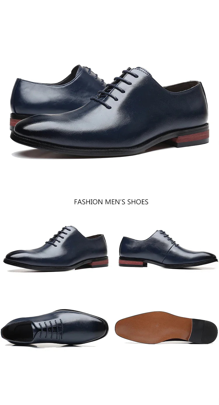 Fashion Business Dress Men Shoes Classic Leather Men's Formal Shoes Comfortable Slip On Dress Shoes Men Oxfords Size 47 48