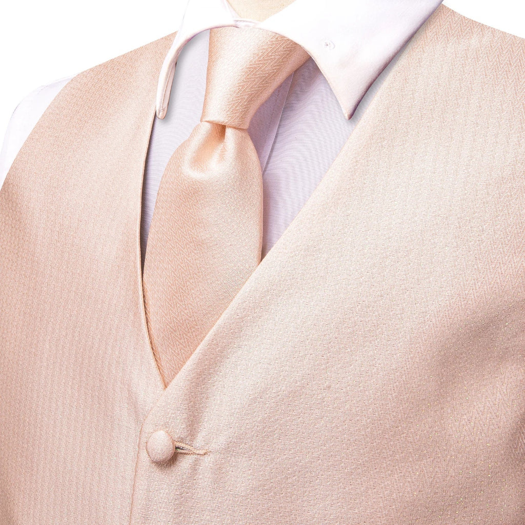 Formal Rose Pattern Paisley Plain Solid Mens Vest Party Wedding Waistcoat Pocket Square Tie  Hankie Suit Set