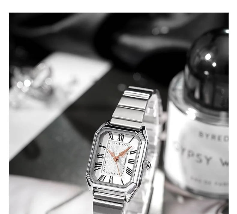 Luxury Women Quartz Watch Casual Fashion  Stainless Steel Strap Wristwatch Relojes Para Mujer Ladies Gifts
