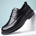 British Style Business Derby Shoes for Men Spring Summer Breathable Dress Shoes Male Fashion Casual Leather Wedding Shoe Man