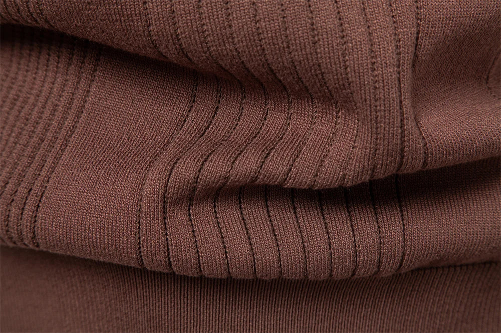New Top Button Down Polo Shirt Men Solid Color Long Sleeve Fall Winter Luxury Warm Touch Business Casual Mens Sweatershirt