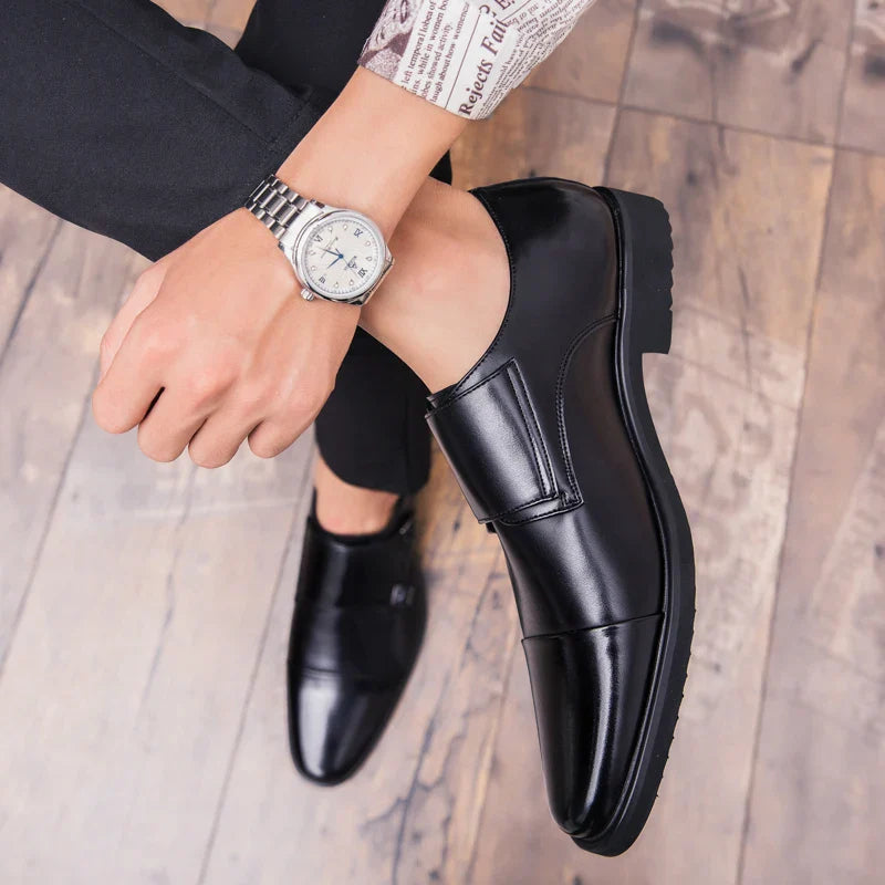 Men Oxfords Shoes Genuine Leather Luxury Men Dress Shoes Lace Up British Business Casual Shoes Men Wedding Shoes Chaussure Homme