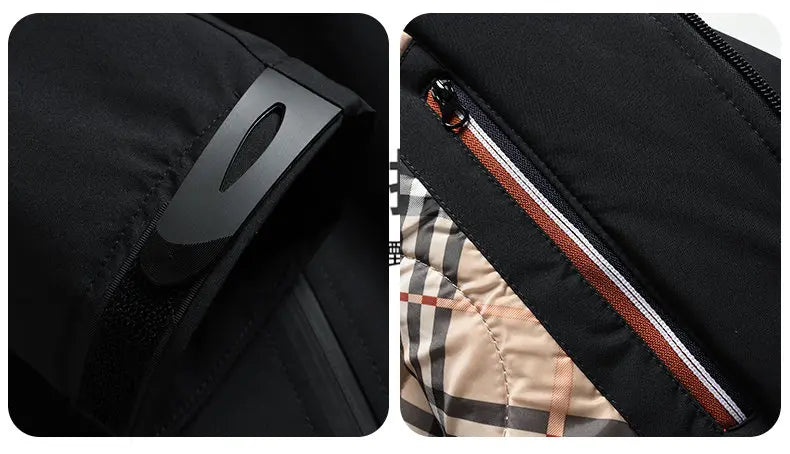 90% White Duck Down Men's Waterproof Windproof Warm Down Jacket 2025 Winter Jacket Casual Thick High-quality Clothing