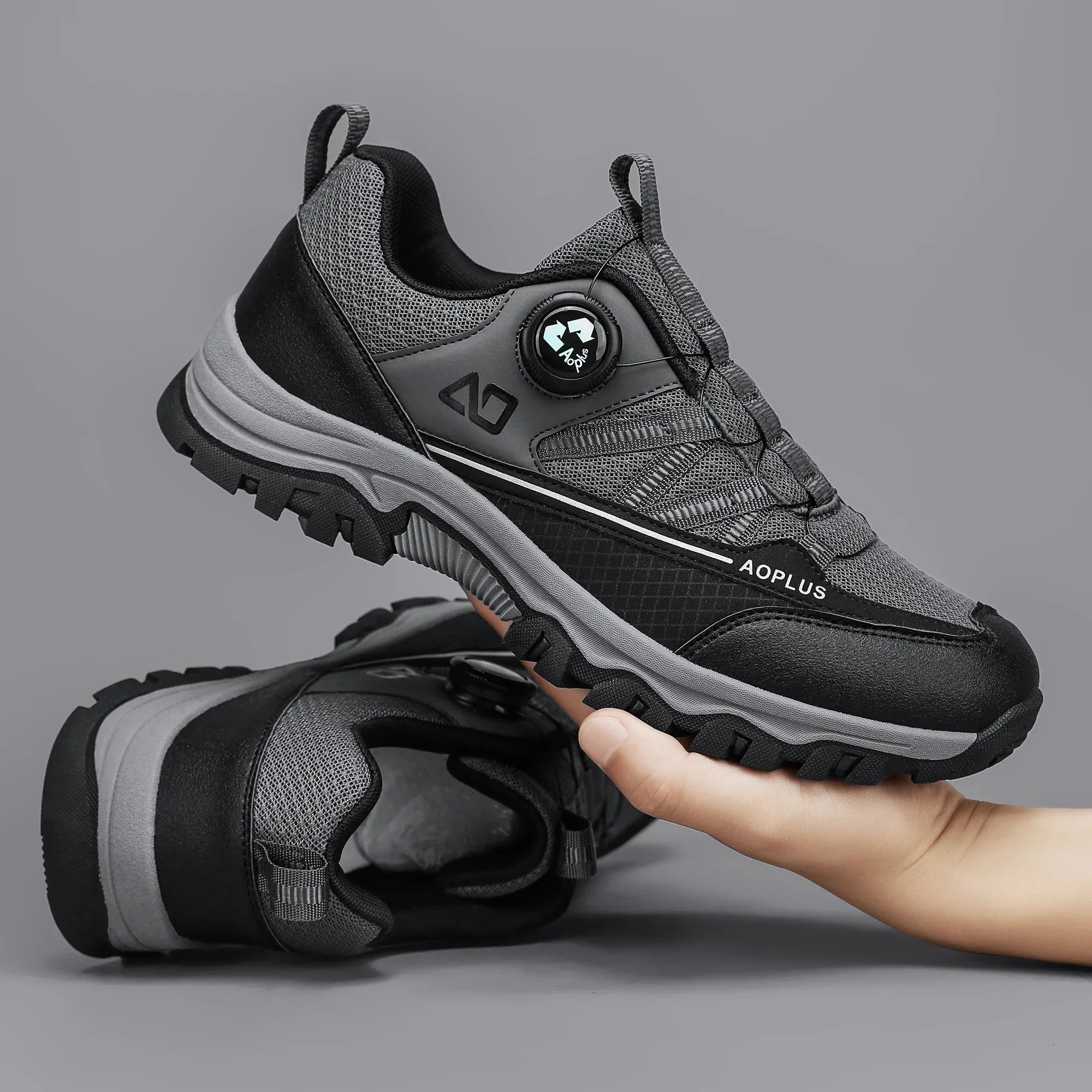 New Fashionable Hiking shoes, Outdoor Men's Walking shoes, Travel Hiking shoes - Comfortable and Breathable, Large size 10