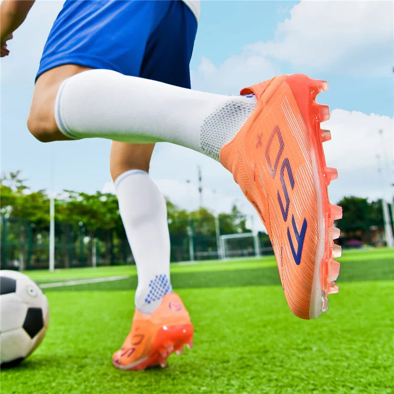 New Men Soccer Shoes Cleats Grass Futsal Comfortable Turf Football Boots Sports Ultralight FG/TF Non Slip Indoor Adult Sneakers