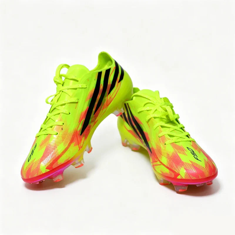 2026-F50 High Quality Mens Soccer Shoes Breathable Non-Slip Turf Soccer Cleats Boys TF/FG Training Football Boots Chuteira Campo