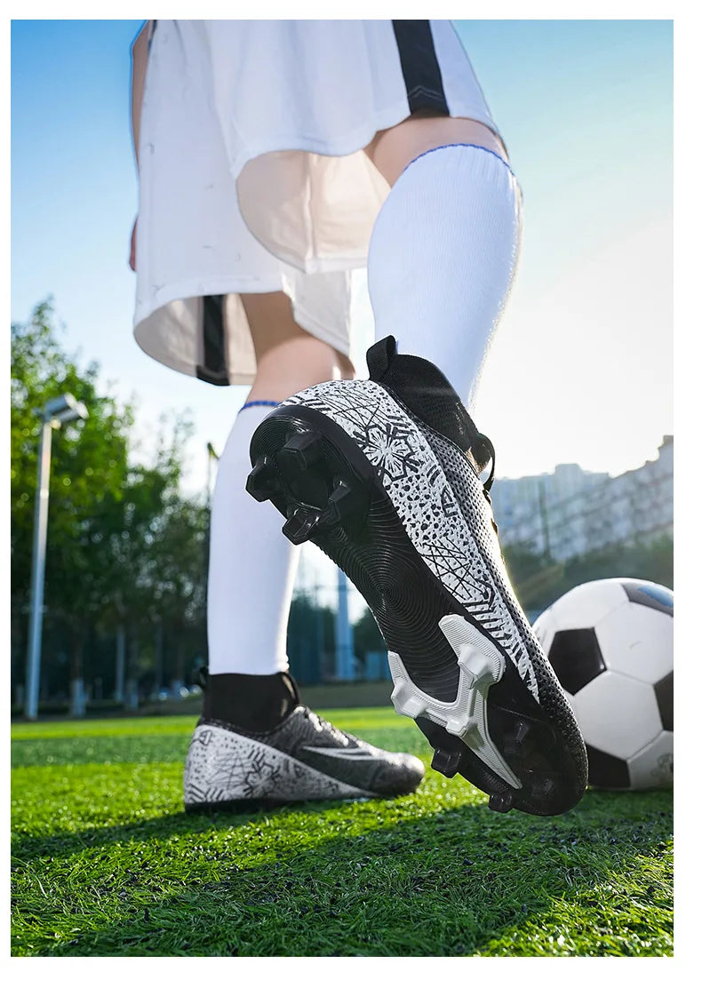 Superfly FG Football Boots Outdoor Soccer Cleats Shoes Soft Sport Professional Shoes Breathable Comfortable Boots Plus Size