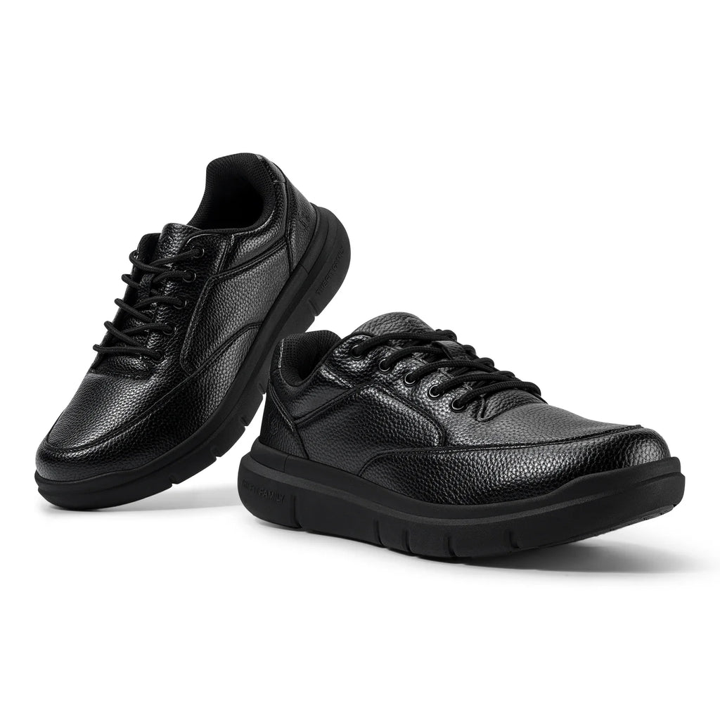 Wide Version Men's Leather Shoes Walking Shoes Oxford Shoes For Formal Business Shoe Comfortable All Day Wear