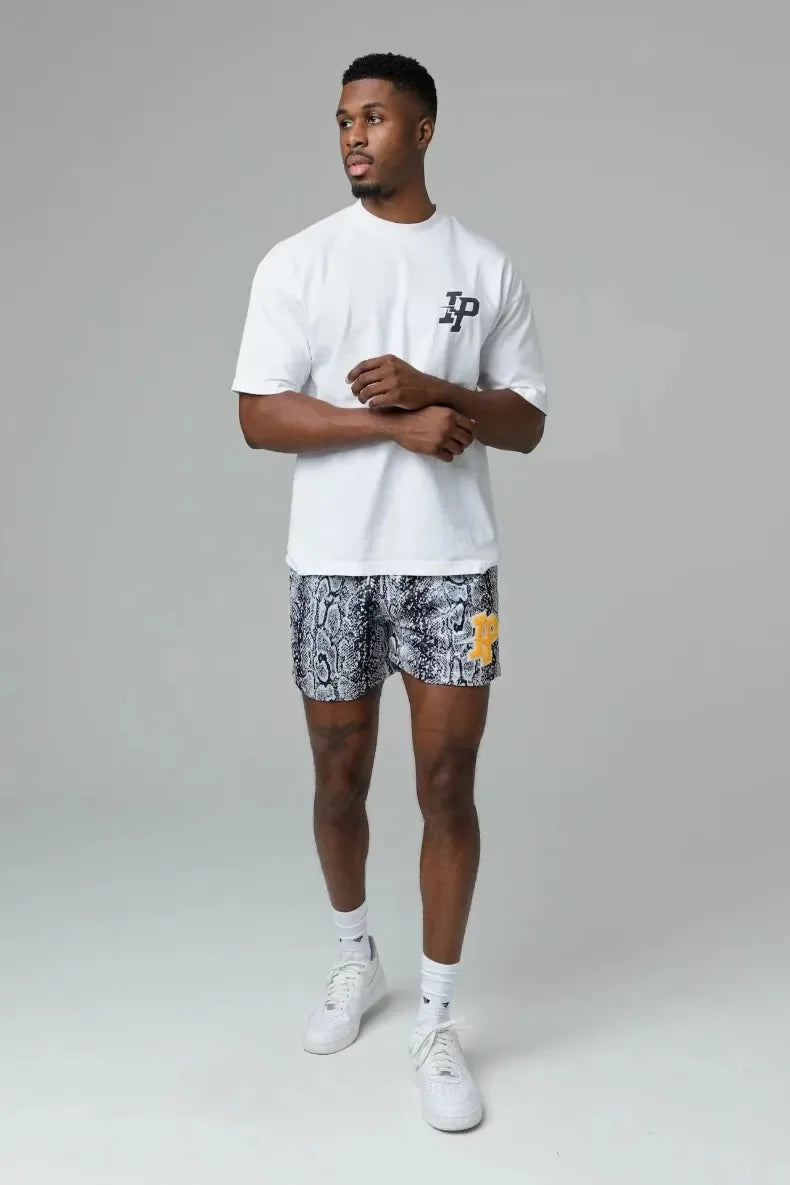 Mens Clothing IP Trend Casual Shorts Summer Fitness Sports Mesh Breathable Quick Dry Short Pants Man Beach Basketball Sweatpants