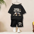 Clothes Letter Printed T-Shirts And Shorts