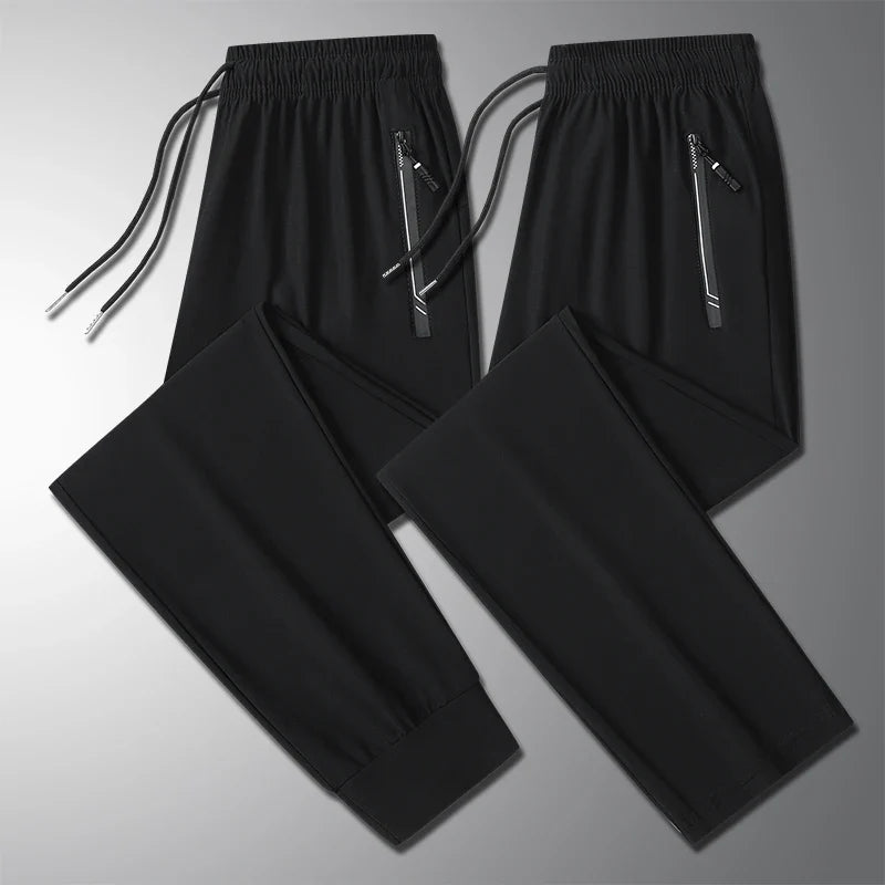 Running Pants Jogging Casual Thin Elastic Sweatpants