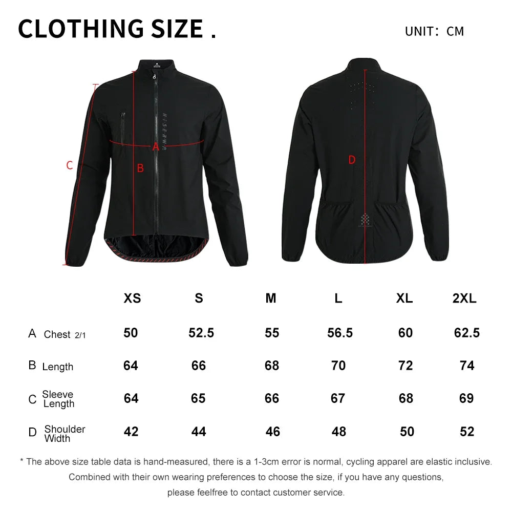 Men Cycling Jacket Lightweight Breathable Anti-UV Cycling Windbreaker High Quality MTB Road Bike Jersey 2-Way Zipper