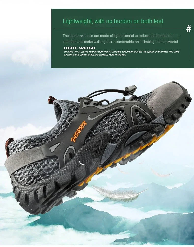 Wear-resistant Shoes for Men Hiking Shoes Jogging Trekking Sneakers Fast Zapatos Outdoor Hombre Invierno Outdoor Anti-slip