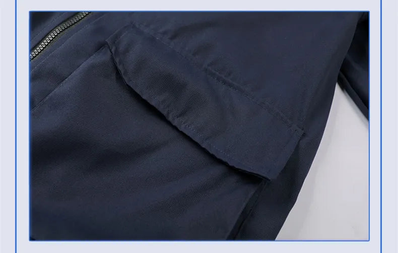 New Casual Loose Cooling Electric Fan Air Conditioning Suit Men Construction Site Outdoor Work Suit With 4 Fans Cooling Coat