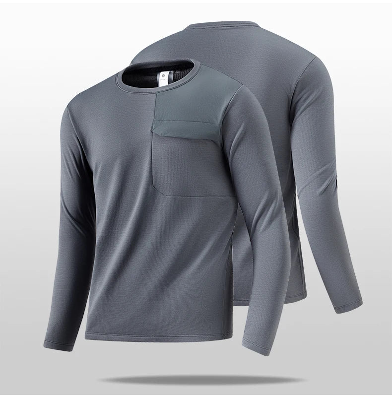 SBWL 2026 Warm Fitness Jacket High-Quality Outdoor Sports Top with Stand-Up Collar for Autumn/Winter Running Long-sleeved Tshirt