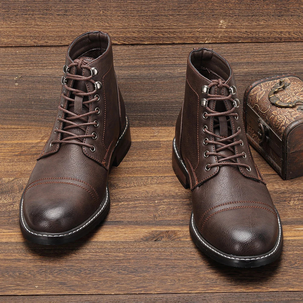 Vintage Classic Ankle Boots For Men