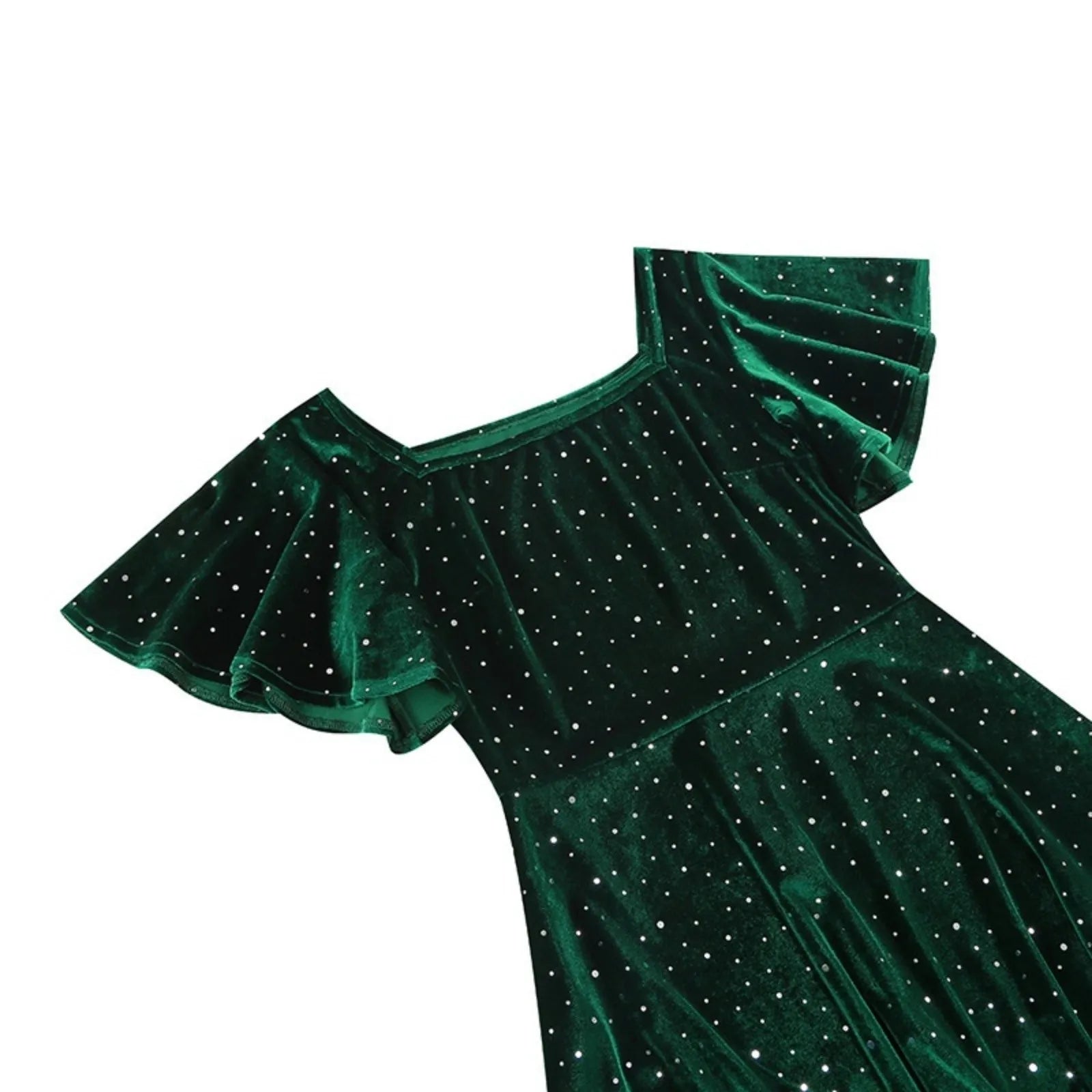 Fashion Ladies Velvet Dress Elegant Party Gown Winter Dresses For Women