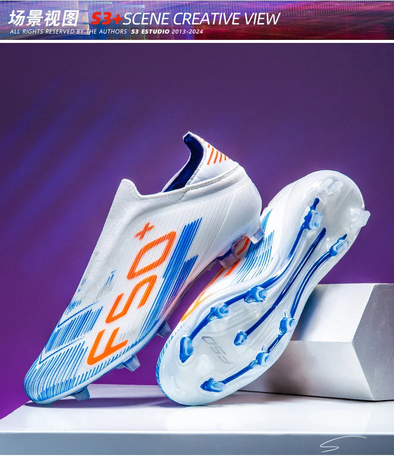 New Men's Soccer Shoes Grass Ultralight Sport Comfortable Indoor Cleats Non Slip Fg Turf Futsal Adult Non-Slip Football Boots