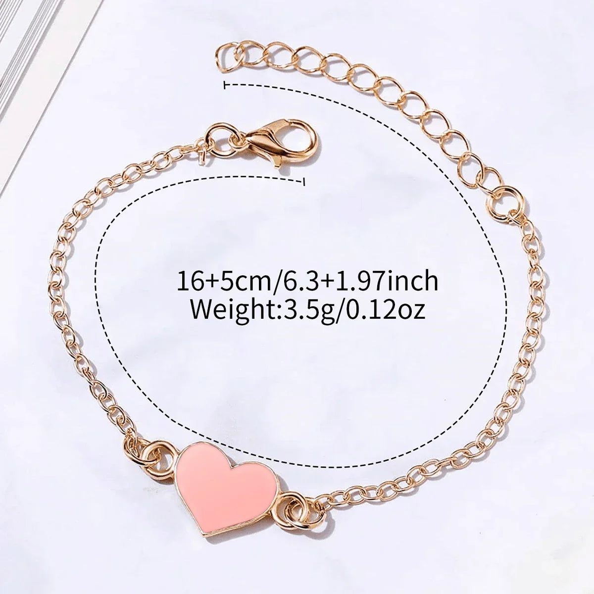 6PCS/Set Fashion Flower Dial Women's Quartz Casual Leather Band Analog Watches Heart Bracelets Set（Without Box）
