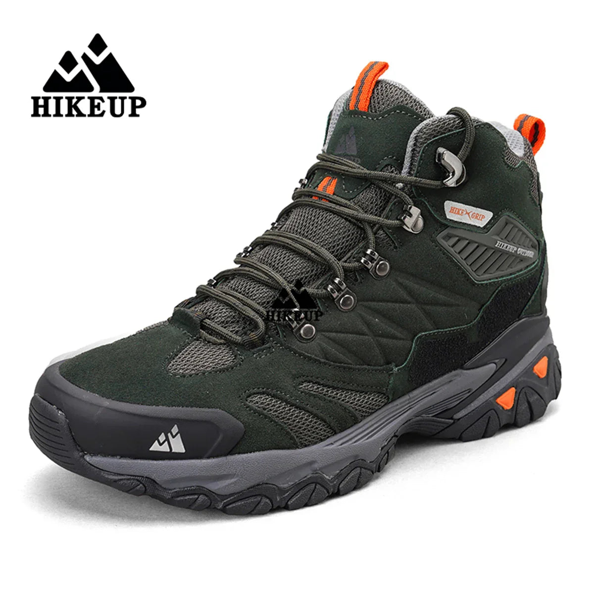 Winter Boot Men Outdoor Hiking Boots Suede High Top Leather Outdoor Trekking Sneakers Mens Mountain Tactical Boots