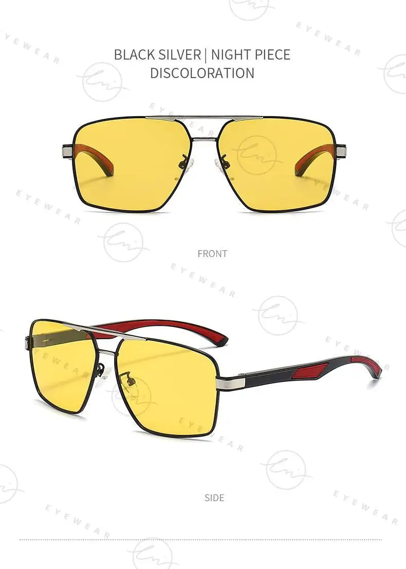Outdoor Sport Intelligent Photochromic Sunglasses Polarized Man Night Vision Glasses Woman Anti-Glare Driving Goggle Unisex