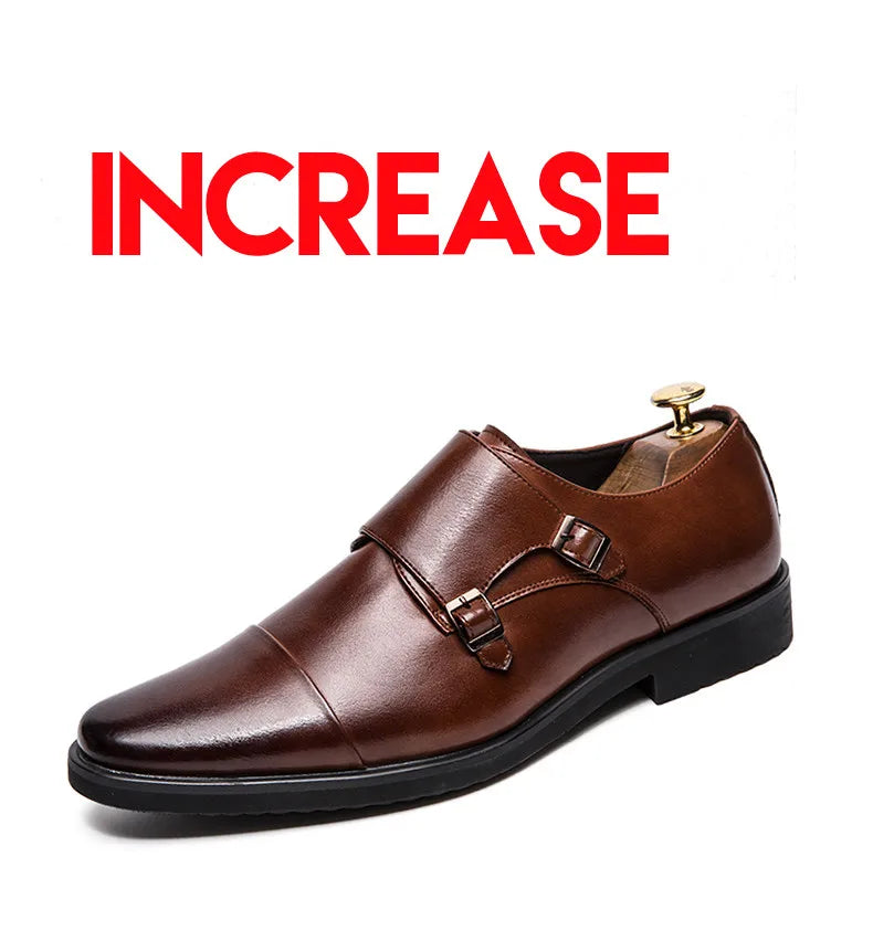 Men Oxfords Shoes Genuine Leather Luxury Men Dress Shoes Lace Up British Business Casual Shoes Men Wedding Shoes Chaussure Homme