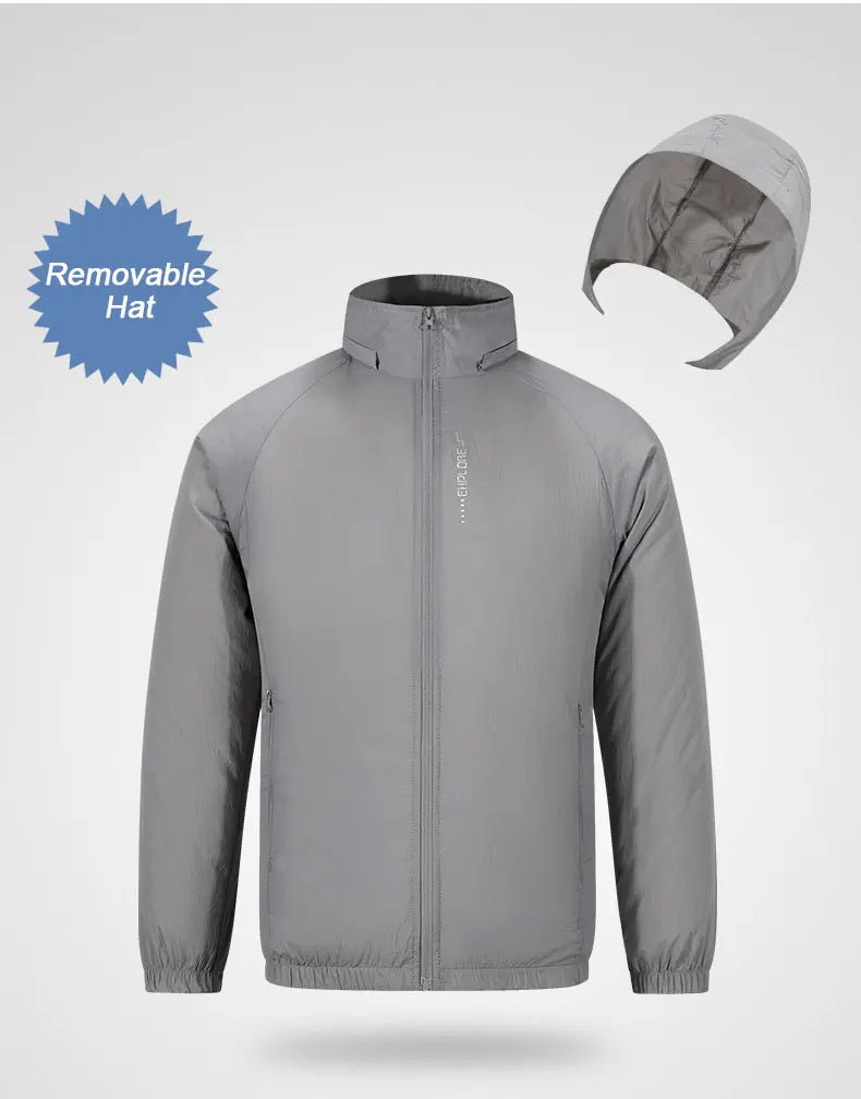Portable Air Conditioner Jacket USB Fan Cooling Coat Outdoor Work Construction Fishing Hunting Lightweight Sun protection Jacket