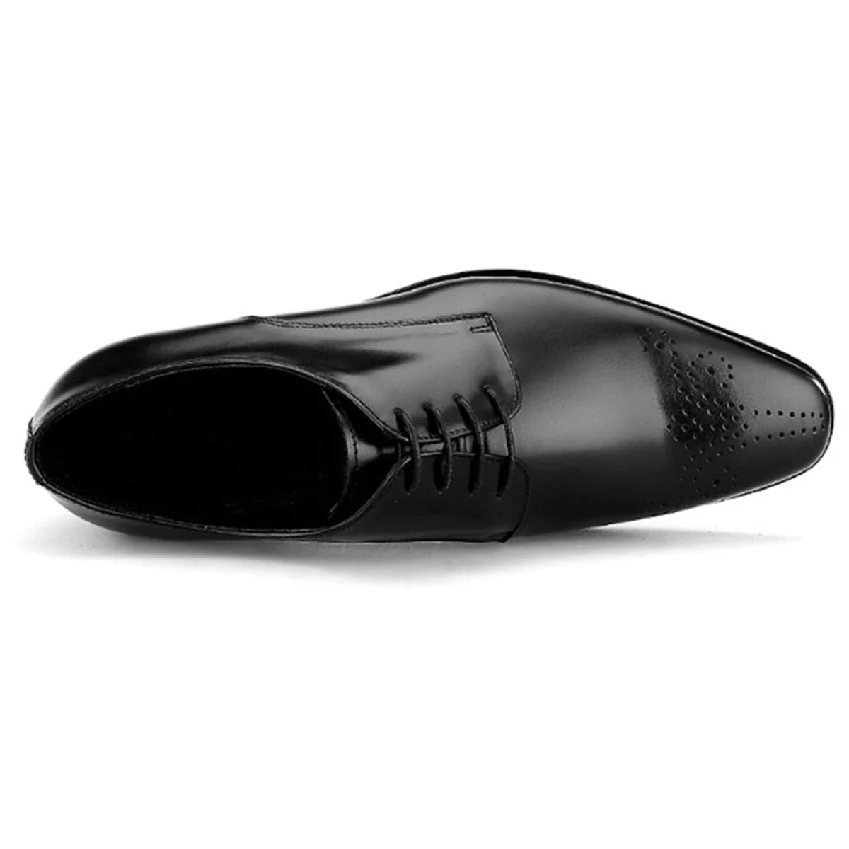 Italian Men's Genuine Leather Oxford Shoes Classic Gentleman Top Layer Cowhide Business Dress Shoes for Formal Occasions