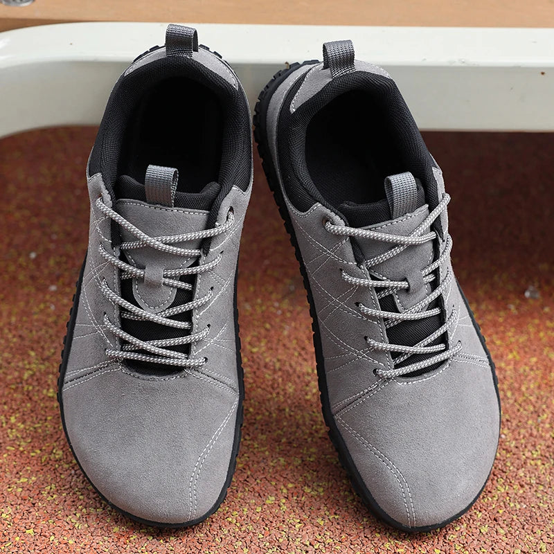 Outdoor Wide Toe Barefoot Men Hiking Shoes Minimalist Walking climbing Shoes Comfort Breathable Zero Soles Man Casual Sneakers