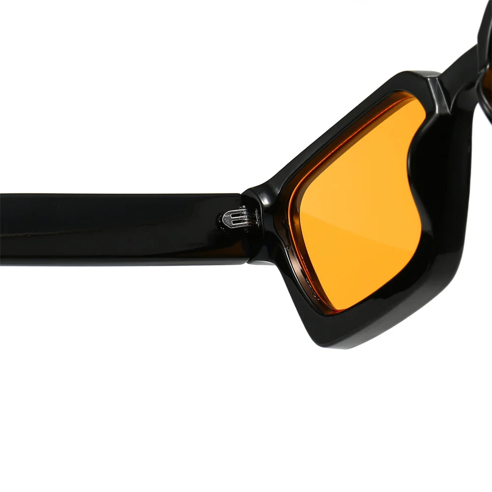 Men Square Frame Sunglasses 2025 Luxury Brand Designer Sun Glasses Retro Trendy Shades UV400 Unisex Women Glasses New
