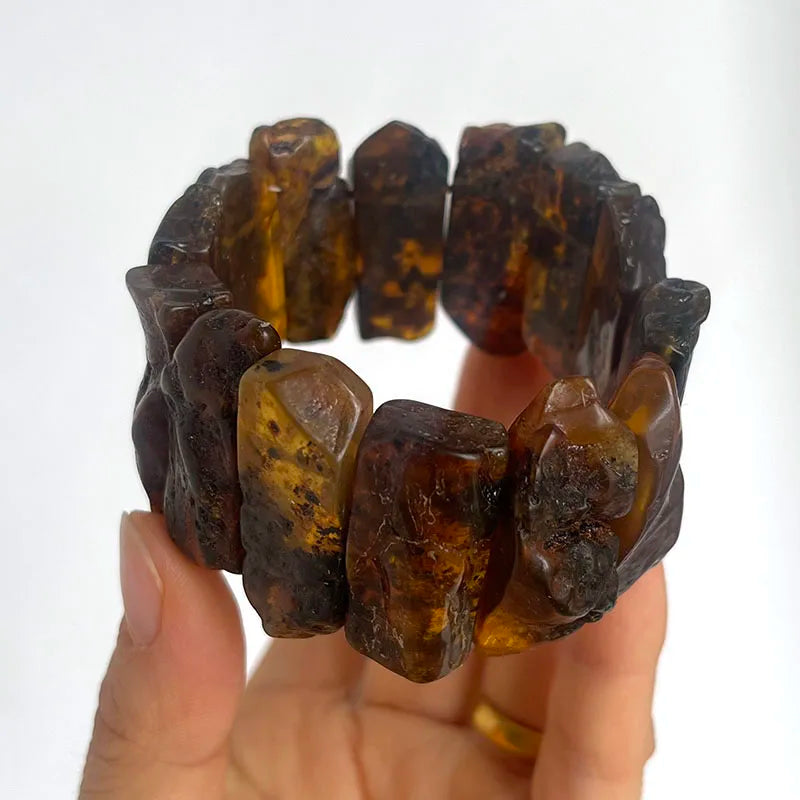 New Amber Bracelet&Bangle for Unisex Gogerous Gift 100% Natural Genuine Bead Factory Baltic Stone Europe Unique Jewelry Supplier
