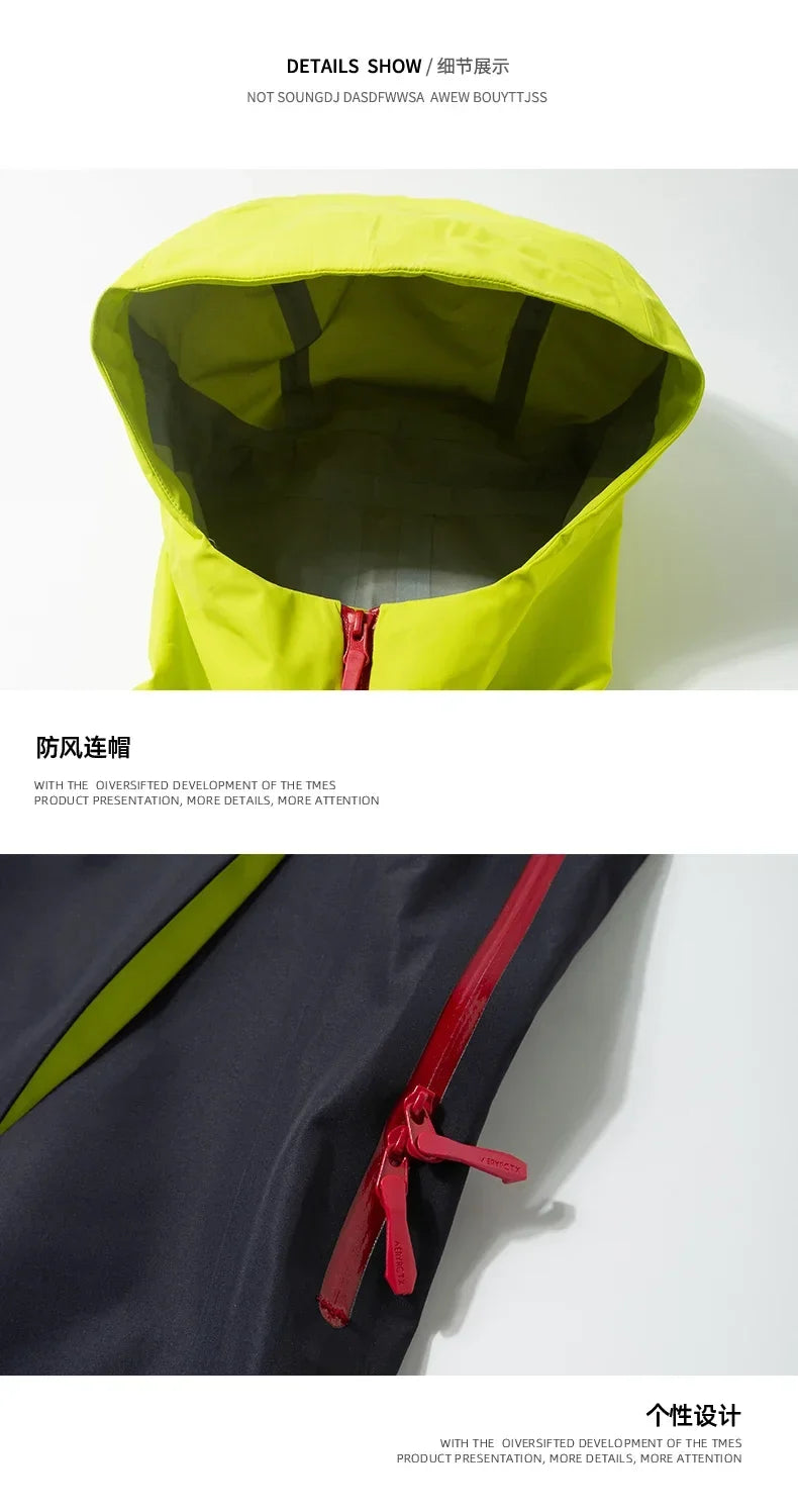 2026 Storm Jacket Outdoor Fashion All-in-one Fishing Men's Travel Camping Sports Skiing Storm Climbing Trend Storm Jacket