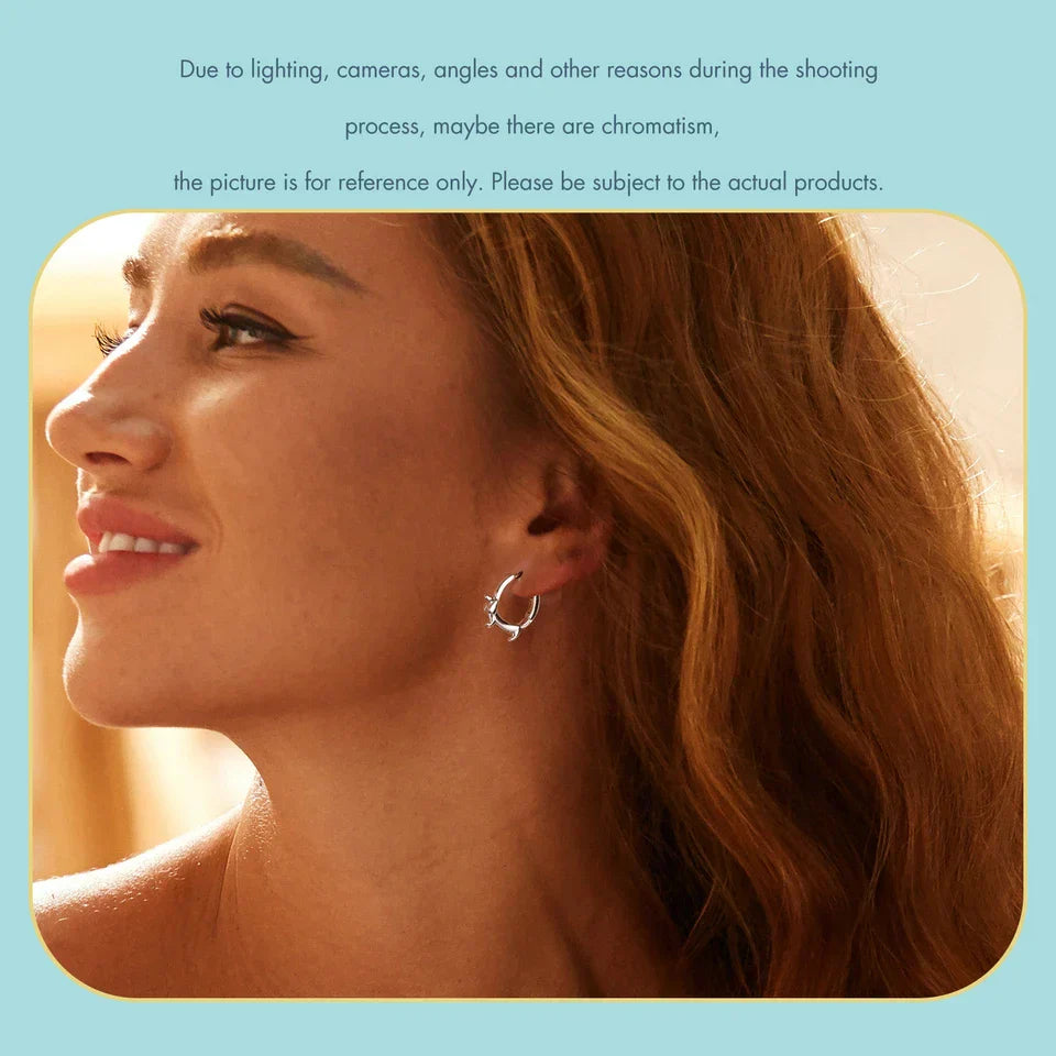 Snake Dog Cat Ear Buckles Women 925 Sterling Silver Dachshund Hoop Earrings Girl Party Birthday Gift Minimalism Jewelry