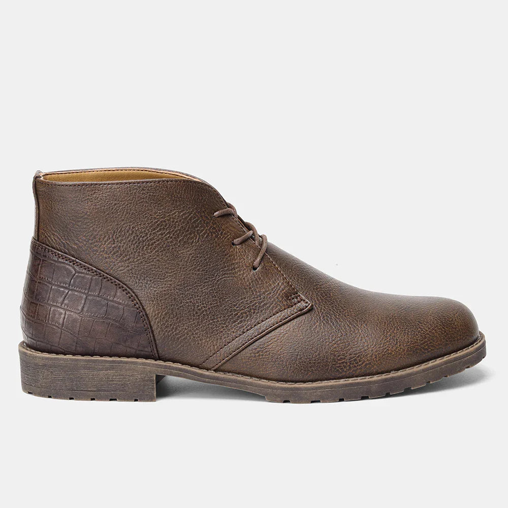 Retro American Style Men Desert Boots Ankle Boots Vintage Casual Leather Boots for Men
