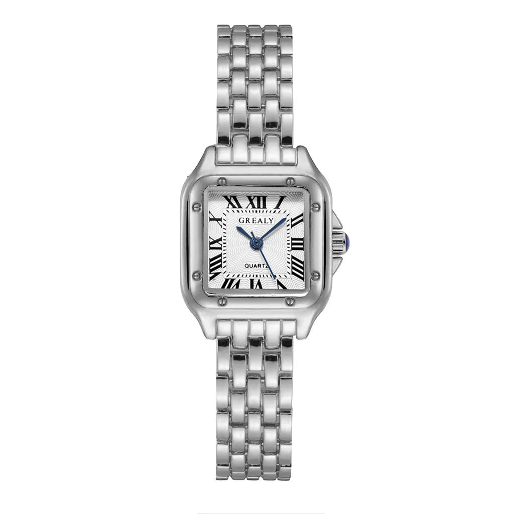 Women Watch Light Luxury Brand Stainless Steel Strap Ladies Business Quartz Watches Female Fashion Clock Watch