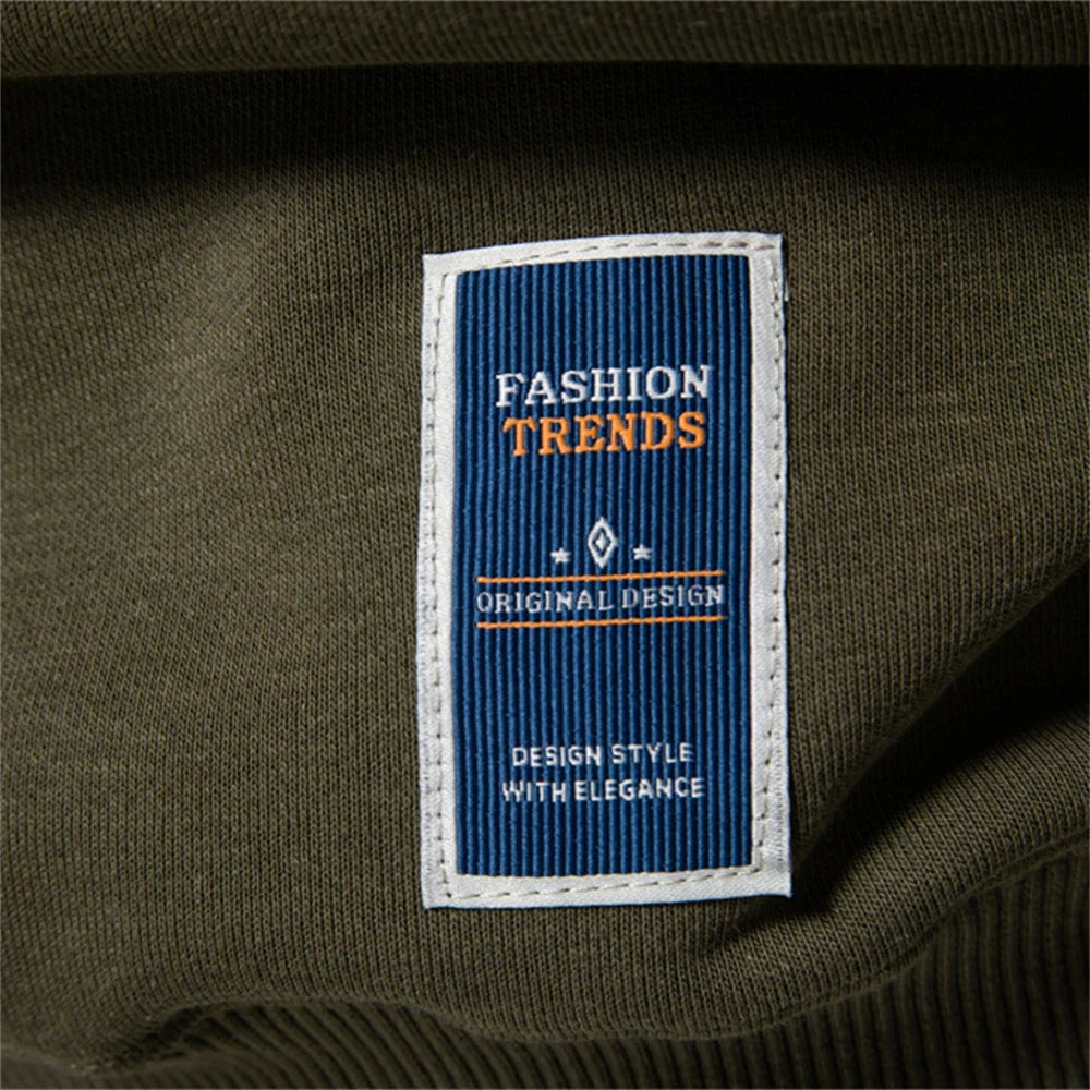 Cotton-blend Mens Crew Neck Solid Color Sweatshirts Pullover Casual Sport Sweatshirt for Men