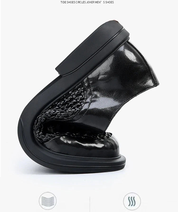 Summer Hallow Breathable Elegant Shoes Man Black Fashion Business Casual Shoe Male Lace Designer Leather Shoes for Men