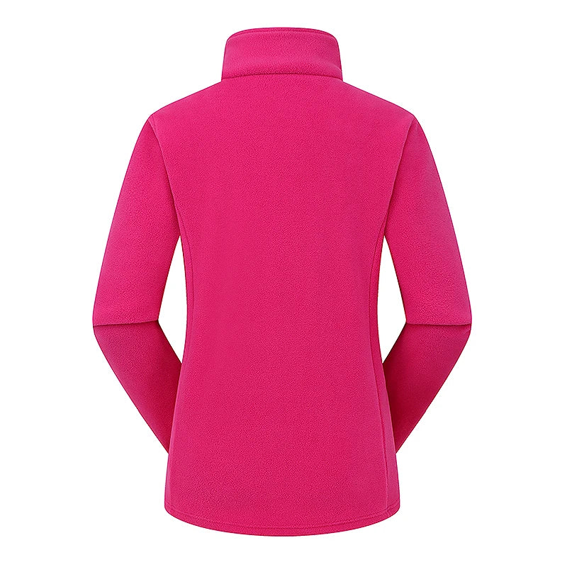 Winter Polar Fleece Jackets Women Windproof Thermal Soft Shell Jacket Outdoor Hiking Camping Skiing Climbing Warm Coat
