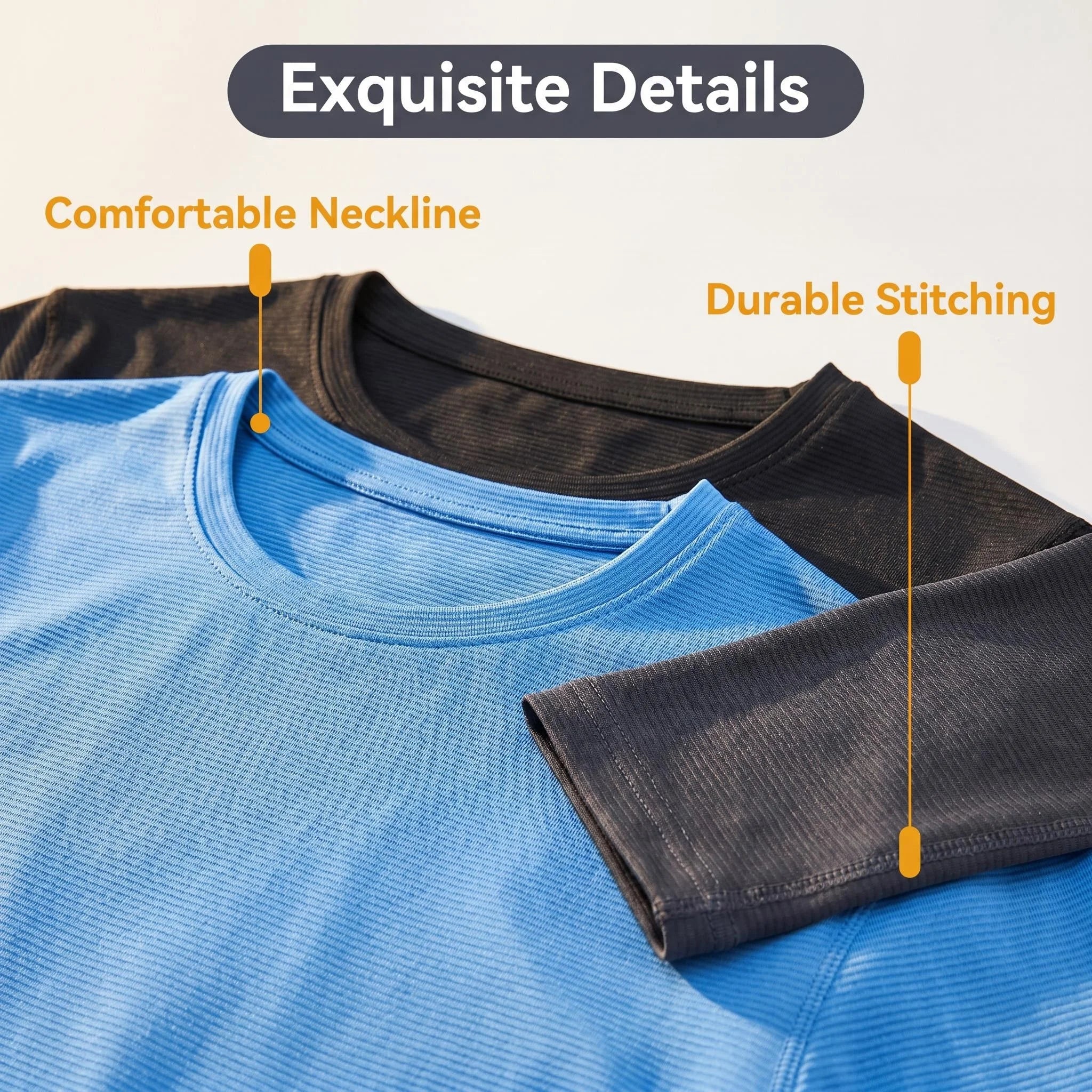 UPF 50+ Men Thin Light Long Sleeve Sun Protection Shirt Quick Dry Moisture Wicking Athletic Tops for Running Fishing Hiking Cycl
