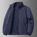 Autumn Breathable New Men's Jackets Outdoor Sports Loose Korean Casual Coat Man Stand Up Collar Classic Solid Color Windbreaker