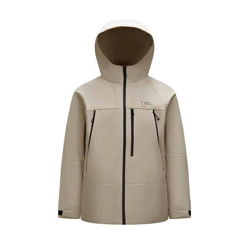 Down Jacket Men Three-in-One 2026 Winter New Colorblocked Stand-Up Collar Protective Outerwear